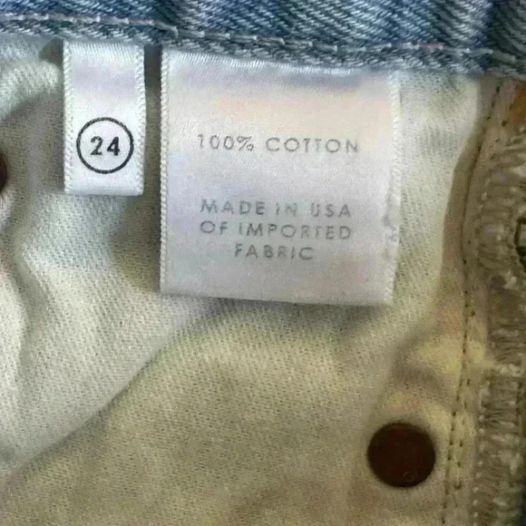 GRLFRND “Cindy” Distressed Jean Shorts In Love Buzz Wash Size 24 EUC! - Picture 10 of 10